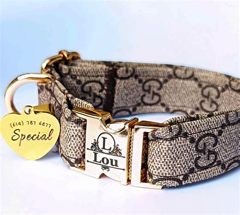 gucci dog collar for sale|authentic designer dog collars.